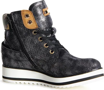 Produktbild von topschuhe24 1102-2 Damen Stiefeletten Boots Derby, Farbe:Schwarz, Größe:38 EU