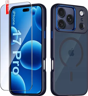 Produktbild von iPhone 17 Pro CASE für MagSafe MATT Magnetisch PREMIUM + Glas 9H