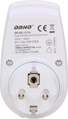 Obrázek produktu pro Ściemniacz Z Gniazdem 2P+Z Max 280W