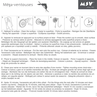 Zdjęcie produktu dla MSV 143352, Szczotki toaletowe i uchwyty, Bambusowy, Czarny, Bambusowy