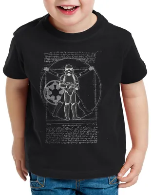 Produktbild von A.N.T. Vitruvianische Stormtrooper Return Kinder T-Shirt empire imperium sturmtruppen