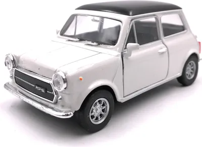 Immagine prodotto di Onwomania Modellauto Mini Cooper 1300 Oldtimer Weiss Auto Mst. 1:34-39