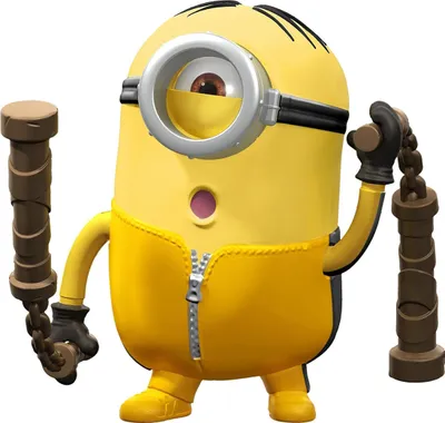 Produktbild von Mattel Minions Minion Stuart Nunchuck 10cm