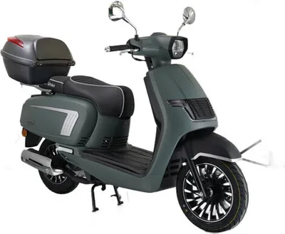 Produktbild von Motorroller Venis 125ccm 85km/h, Euro 5, grün matt, mit Top Case, GT union