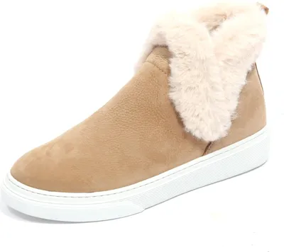 Immagine prodotto di 8179AB polacchino donna HOGAN SLIP ON camoscio beige stivali donna