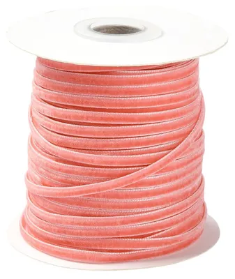 Productafbeelding van Samtband 45,7 m in Lachs, 3-4 mm breed voor decoratie en knutselen