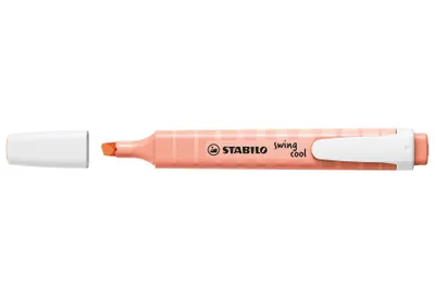 Immagine prodotto di STABILO Textmarker STABILO® swing® cool Pastel Edition, cremige Pfirsich... 10 Stück Verkaufseinheit 660151 4006381518499