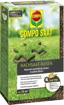 Produktbild von COMPO SAAT® Nachsaat-Rasen 500 g für ca. 25 m²