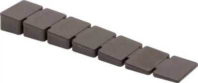 Produktbild von WAGNER Türkeil CUTSTICK 9tlg. - 75 x 15 x 7 mm, Kunststoff, schoko-braun, zum Unterschieben, schützt Tür und Wand - 15693009