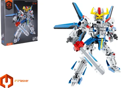 Produktbild von iM.Master Bausatz Roboter blau 30 cm