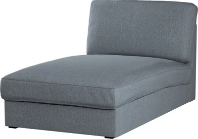 Produktbild von Dekoria Bezug für Kivik Recamiere Sofa, grau, Bezug für Kivik Recamiere