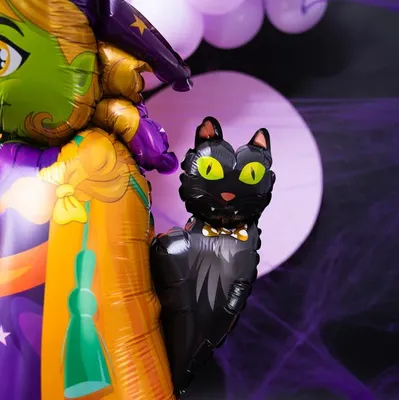 Produktbild von Hexen-Halloween-Folienballon 54x117