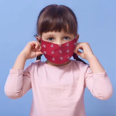 Produktbild von HAD Kinder Mund- und Nasenmaske MSB Mask , Marinella - Rot
