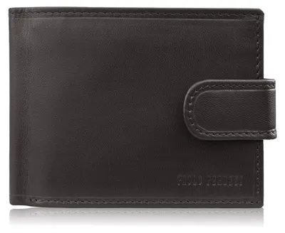 Produktbild von Herrengeldbörse aus braunem Leder mit RFID-Schutz Paolo Peruzzi AL-16-BR