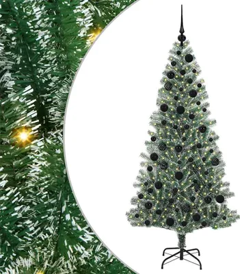 Zdjęcie produktu dla vidaXL Sztuczna choinka ze śniegiem i oświetleniem LED 180 cm