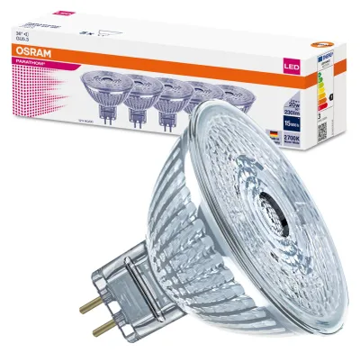 Produktbild von 5er-Pack OSRAM PARATHOM MR16 20 36 ° 2.6W GU5.3 Spot, Strahler 230lm 2700K warmweiss wie 20W 4099854042768