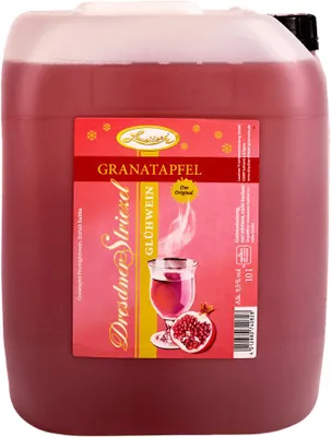 Produktbild von Dresdner Striezel Glühwein Granatapfel 10 l Kanister - Lausitzer