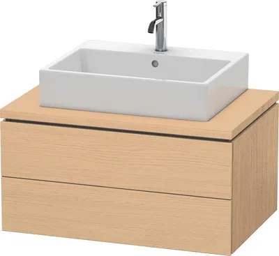 Produktbild von Duravit L-Cube Waschtischunterbau für Konsole, wandhängend, 2 Schubkästen, 820x400x547mm, LC581703030