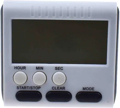 Produktbild von 24-Stunden-Küchentimer mit digitalem Wecker, leistungsstarkem Alarm und großem Display (schwarz)