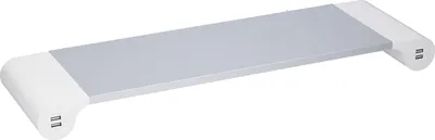 Produktbild von Soundlogic Monitorständer 4 USB-Ports Aluminium 16041