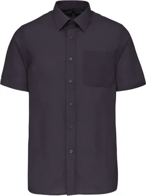 Produktbild von Kariban Popeline Kurzarmhemd Baumwollpolyester pflegeleicht für Herren