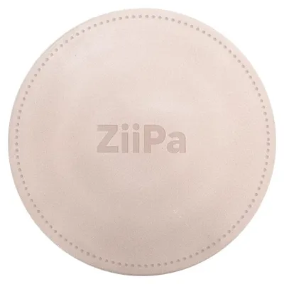 Pizzastein Ø 31,5 cm aus Cordierit, 1 cm dick, rund, beige, für Ofen & Grill
