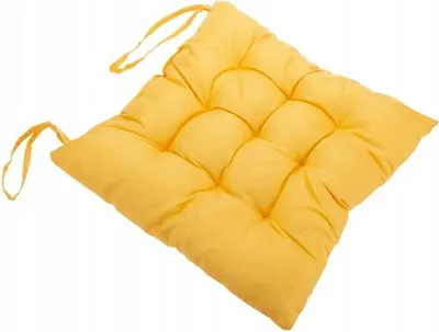 Immagine prodotto di Cuscino decorativo giallo senape 40x40cm - Confortevole, resistente, moderno, per interni ed esterni