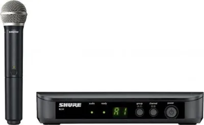 Zdjęcie produktu dla Shure BLX24/PG58 mikrofon bezprzewodowy do ręki