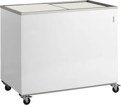 Produktbild von Kühltruhe ISD300SD 1014x635x892 mm, -1°C bis +7°C, steckerfertig, mit Rollen, für Getränkepräsentation