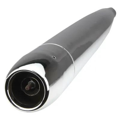 Image de Échappement sport chromé 70mm raccord 32mm pour Hercules K 50