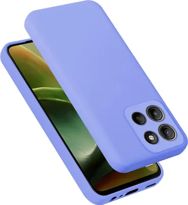 Produktbild von Cadorabo Hülle für Motorola Moto G15 Hülle Silikon Handyhülle Case aus flüssigem Silikon, Kratzfeste und stoßfeste Schutzhülle für Motorola Moto G15