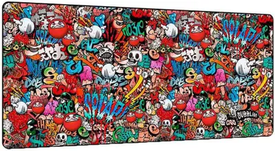 Produktbild von Mousepad Subblim Graffiti XL Bunt