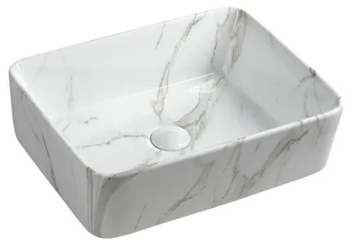 Obrázok produktu pre DALMA keramické umývadlo 48x38 cm, carrara