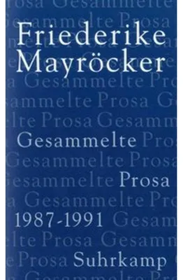 Produktbild von Mayröcker, F: Gesammelte Prosa 3