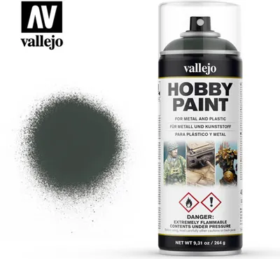 Vallejo Hobby Paint - Dark Green - Dunkelgrün - 400ml Sprühdose 28026