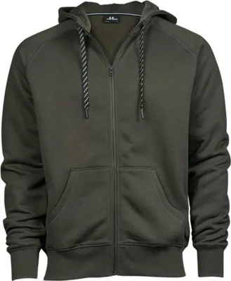 Produktbild von Tee Jays 5435 | Hooded Zip-Sweat Jacket - Farbe: Deep Green - Größe: XXL