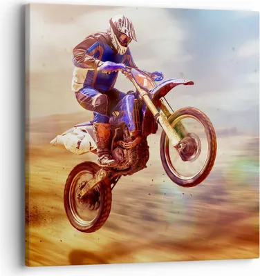 Produktbild von Bild auf Leinwand - Leinwandbild - Motor Sport Helm - 40x40cm - Wand Bild - Wanddeko - Wandbilder - Leinwanddruck - Bilder - Kunstdruck - Wanddekoration - Leinwand bilder - Wandkunst - AC40x40-3881