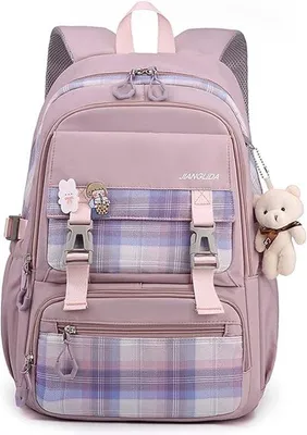 Produktbild von Famanu Schulrucksack mit mehreren Fächern - Schwarz