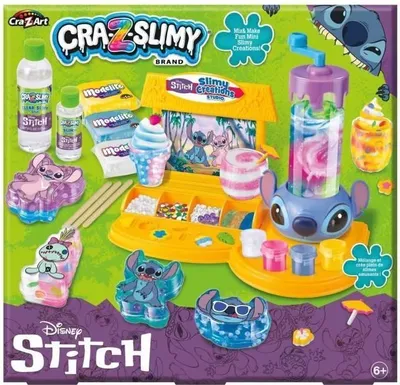 Immagine prodotto di LEXIBOOK CRAZART Kit creativo Slime Stitch - 4 contenitori Stitch