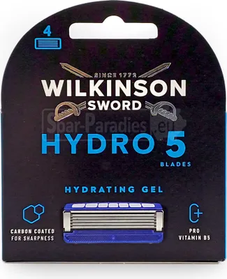 Produktbild von Wilkinson Hydro 5 Hydrating Gel Rasierklingen, 4er Pack