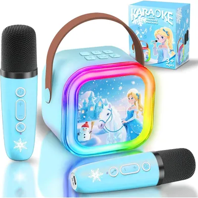Produktbild von Karaokemaschine Karaoke-Anlage - 2 Mikrofone - Für Mädchen - Geburtstag