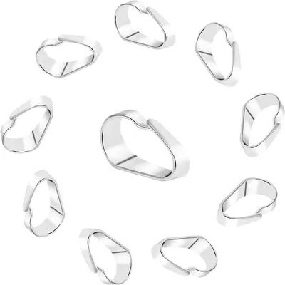 Productafbeelding van Knijp Borgtochten - Sluiting Connectors - Sieraden Maken - 925 Sterling Zilver - 7 mm x 3 mm - Zilver