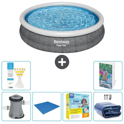 Produktbild von Bestway Fast Set Rund - 366x76 cm - 7-teilig  S245