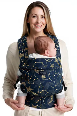 Immagine prodotto di Momcozy, marsupio per neonati in cotone al 100%, adatto dalla nascita – Motivo: stelle