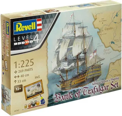 Image de Revell Set cadeau "BATTLE OF TRAFALGAR" - Kit de construction de bateau ; 5767