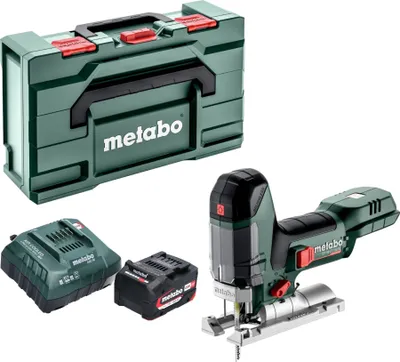 Obrázek produktu pro Metabo ST 18 LT 130 BL akumulátorová přímočará pila 18 V 130 mm bez kartáčů + 1x akumulátor 4,0 Ah + nabíječka + metabox