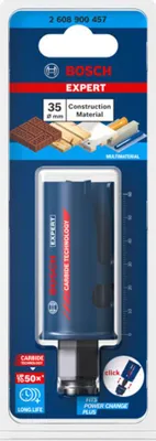 Immagine prodotto di Bosch EXPERT Sega a tazza per materiali da costruzione 35 x 60 mm per trapani a rotazione e a percussione