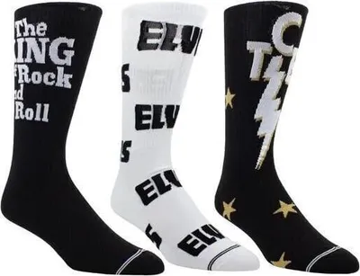 Obrázek produktu pro Elvis Presley 3 Pack One Size Ponožky