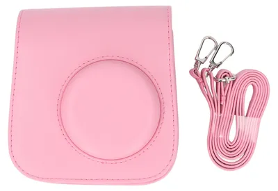 Produktbild von Sofortbildkamera-Schutzhülle mit abnehmbarem, verstellbarem Riemen, Retro-Regenschutz, kratzfeste Kunstledertasche für Mini SE 7 Plus Roseate