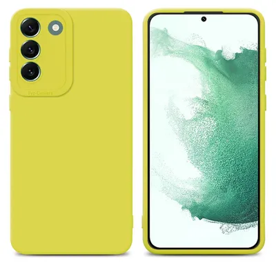Immagine prodotto di Cadorabo cover per Samsung Galaxy S22 PLUS cover protettiva in TPU giallo custodia in silicone custodia del telefono cellulare
